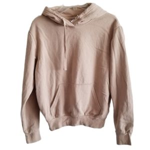 H&M DIVIDED HOODED PULLOVER SWEATSHIRT